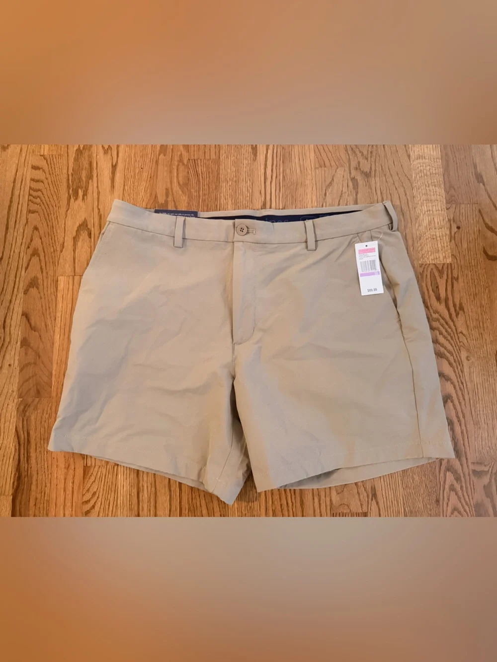 Vineyard Vines Men's Khaki Performance Shorts